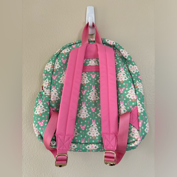 Disney Stoney Clover Christmas Tree Pink and Green Backpack for Child - Picture 2 of 12